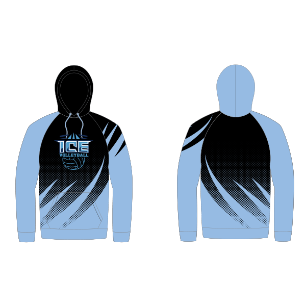 Team ICE Volleyball Sublimated Hoodie SCORPION SPORTSWEAR & APPAREL