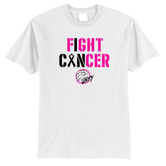 PARADISE HONORS VOLLEYBALL FIGHT CANCER T-SHIRT