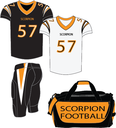 Jr. Varsity Package Home/Away Jerseys 1 Integrated Pants/Duffle Bag