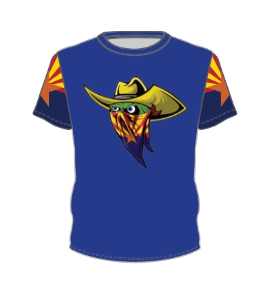 AZ Renegade Sublimated Short Sleeve Shirt - Sublimated Items take up to 3 weeks for Delivery