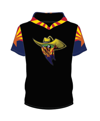 AZ Renegade Sublimated Short Sleeve Hoodie