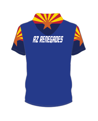 AZ Renegade Sublimated Short Sleeve Hoodie