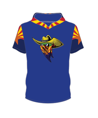 AZ Renegade Sublimated Short Sleeve Hoodie