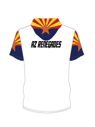 AZ Renegade Sublimated Short Sleeve Hoodie