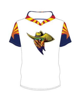 AZ Renegade Sublimated Short Sleeve Hoodie